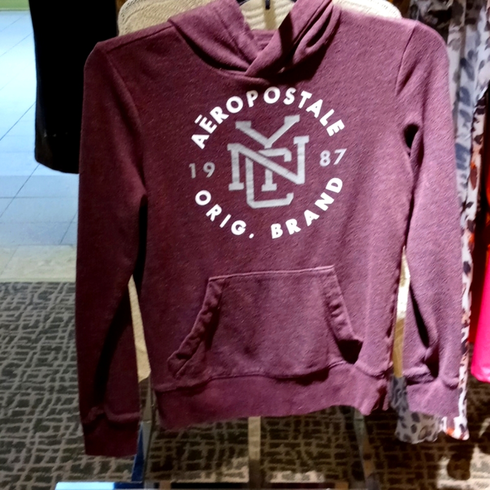 Burgandy Aeropostale Hoodie
